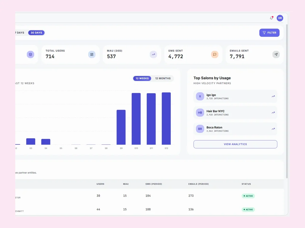 Orya booking flow for manicure and pedicure services